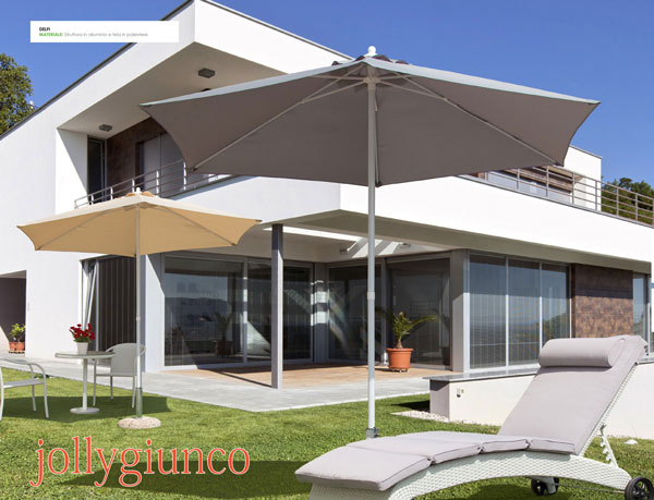 OMBRELLONE DELFI 270 GRIGIO