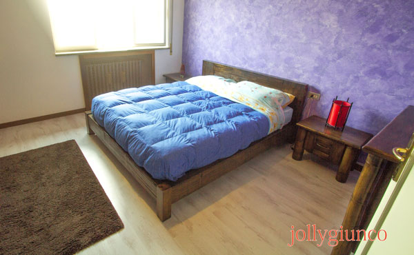 Letto matrimoniale etnico