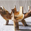 tavolo in teak diametro 100