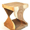 sgabello in teak