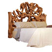 testiera letto in teak