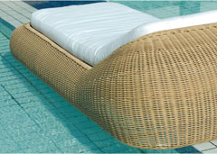 Lettino Relax Polyrattan Viro