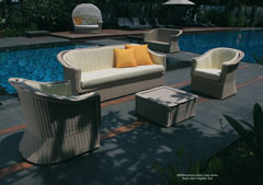 Poltrona misure Polyrattan Viro