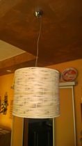 Lampadario in midollino SFERA
