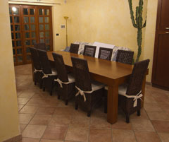 tavolo da 300x100 h78 in legno tanganica 